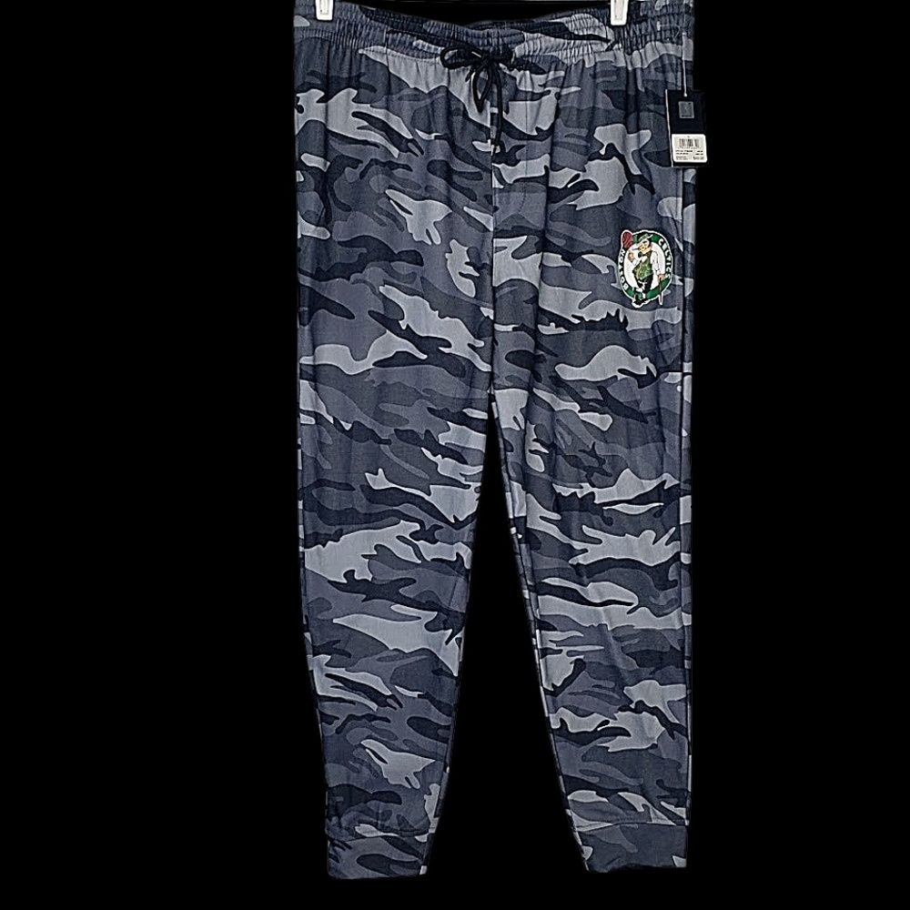 NWT men's large UNK boston celtics camo joggers sweatpants NBA